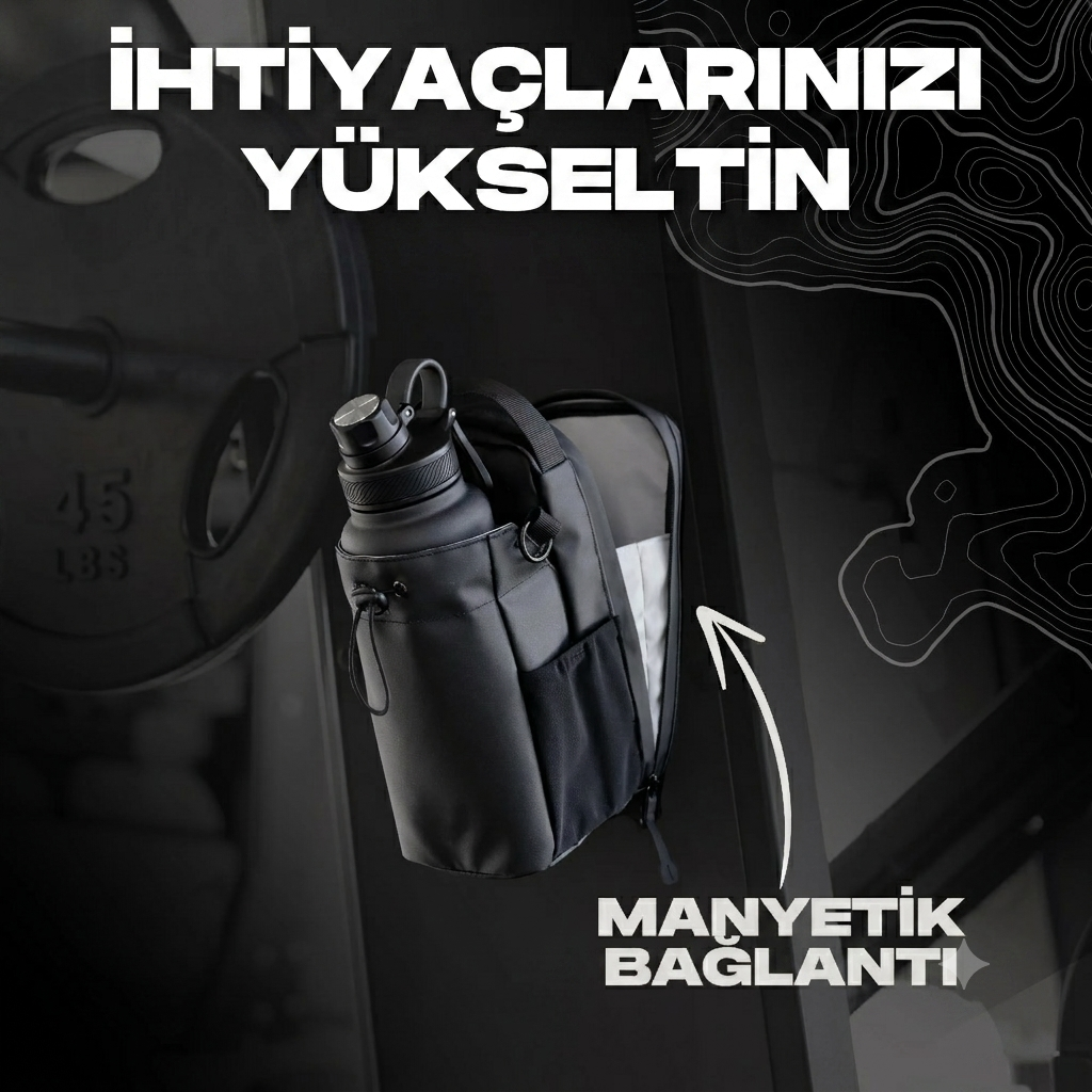 Magvora™ Manyetik Gym Çantası