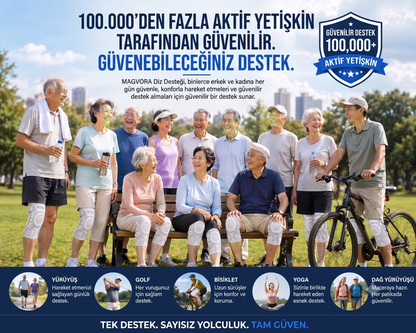 Magvora KineticPro™ Akıllı Destek Dizliği